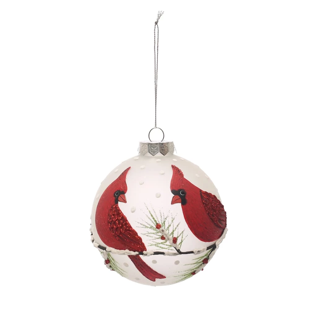 Cheap 👏 4.7'' Cardinal Ball Collectible Glass 🎄 Christmas Ornament by Ashland® ❤️ 3 Cheap 👏 4.7'' Cardinal Ball Collectible Glass 🎄 Christmas Ornament by Ashland® ❤️