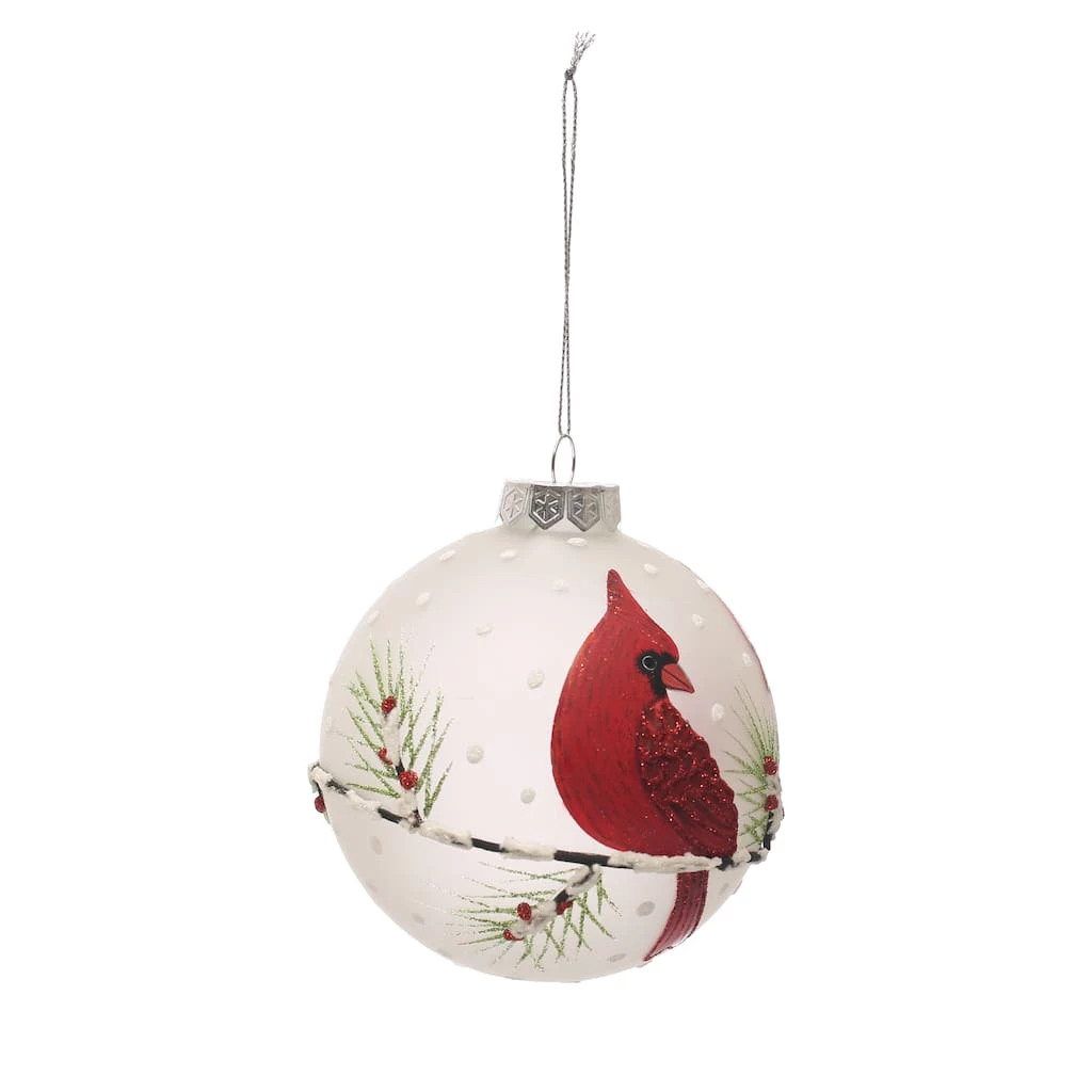 Cheap 👏 4.7'' Cardinal Ball Collectible Glass 🎄 Christmas Ornament by Ashland® ❤️ 4 Cheap 👏 4.7'' Cardinal Ball Collectible Glass 🎄 Christmas Ornament by Ashland® ❤️ - Image 2