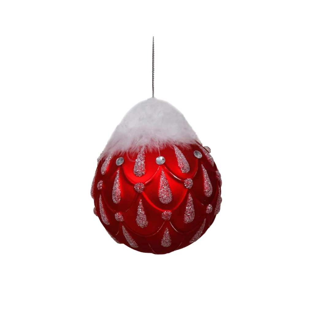 Discount 🌟 Glitter & Feather Glass Ball Ornament by Ashland® 🥰 3 Discount 🌟 Glitter & Feather Glass Ball Ornament by Ashland® 🥰
