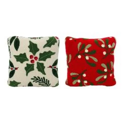 Deals 🎉 Assorted 16'' White/Red Mistletoe Pillow by Ashland® ❤️
