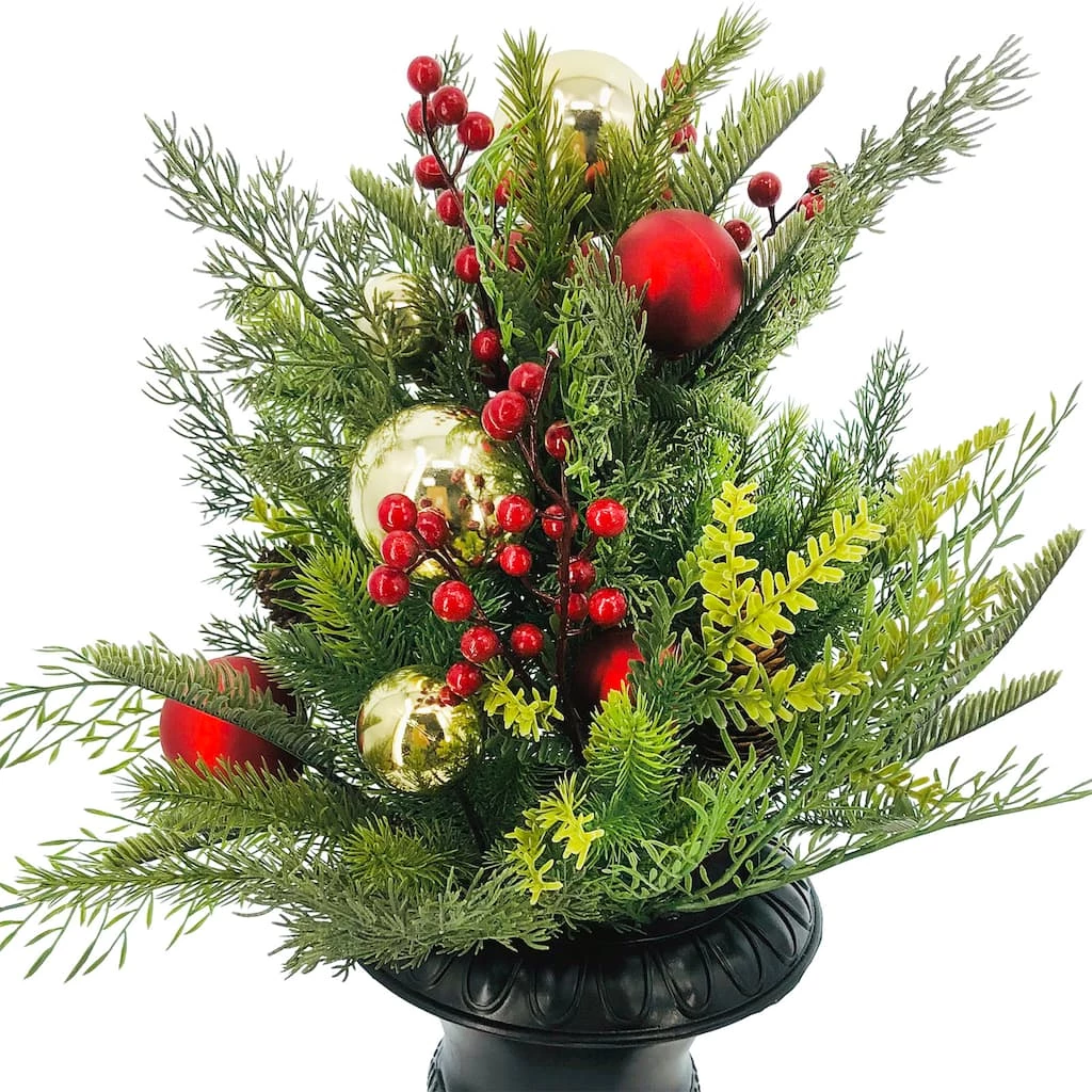 Outlet 🌟 24" Pine, Berry & Ornaments Outdoor Arrangement by Ashland® ⭐ 4 Outlet 🌟 24" Pine, Berry & Ornaments Outdoor Arrangement by Ashland® ⭐ - Image 2