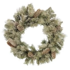 Best deal π 22" Flocked Pine & Pinecone Wreath by Ashland® π Christmas π