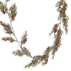 Cheap 🧨 5ft. Icy Juniper Berry Coiled Garland by Ashland® ❤️