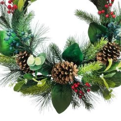 Buy 😀 24" Eucalyptus & Blueberry Half Wreath by Ashland® 💯 -Ashland Sales 10698915 2