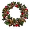 Cheap ✨ 22" Red Berry, Pinecone & Cinnamon Stick Wreath by Ashland® 🥰 -Ashland Sales 10698922 1
