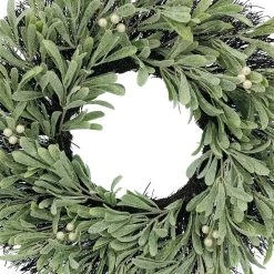 Best deal 😉 22" Mistletoe & White Berry Wreath by Ashland® ⭐ -Ashland Sales 10698927 2