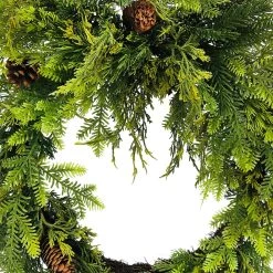 Cheapest 🎁 24" Cedar & Pinecone Wreath by Ashland® 🎁 5 Cheapest 🎁 24" Cedar & Pinecone Wreath by Ashland® 🎁 -Ashland Sales 10698934 2
