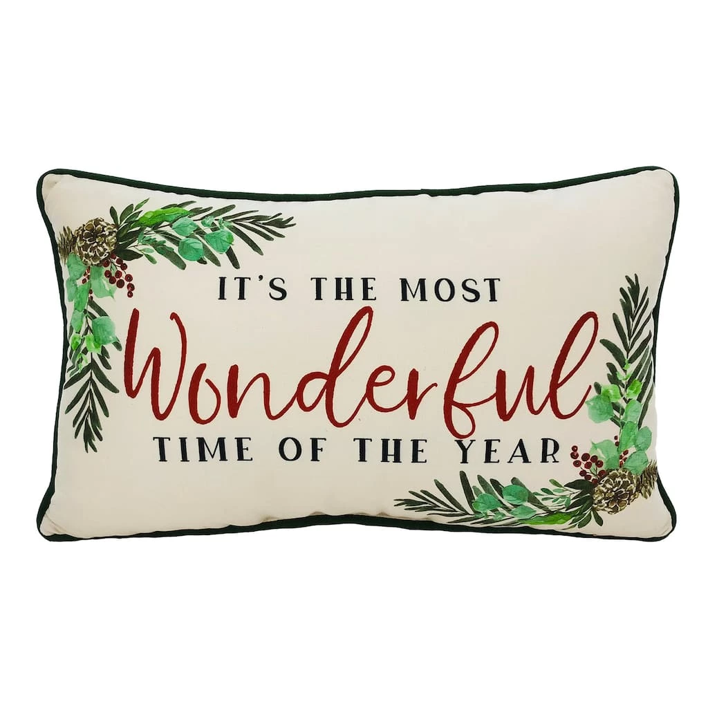 Cheapest 🌟 Wonderful Time of the Year Pillow by Ashland® ❤️ 3 Cheapest 🌟 Wonderful Time of the Year Pillow by Ashland® ❤️