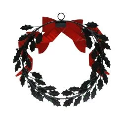Buy 🌟 16" Berry, Leaves & Bow Metal Wall Wreath by Ashland® 👍 -Ashland Sales 10698959 4