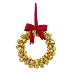 Flash Sale 🧨 13'' Gold Bell Wreath Wall Décor by Ashland® 😀