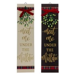 Brand new 😉 Assorted 24'' Meet Me Mistletoe Wall Sign by Ashland® 🎁