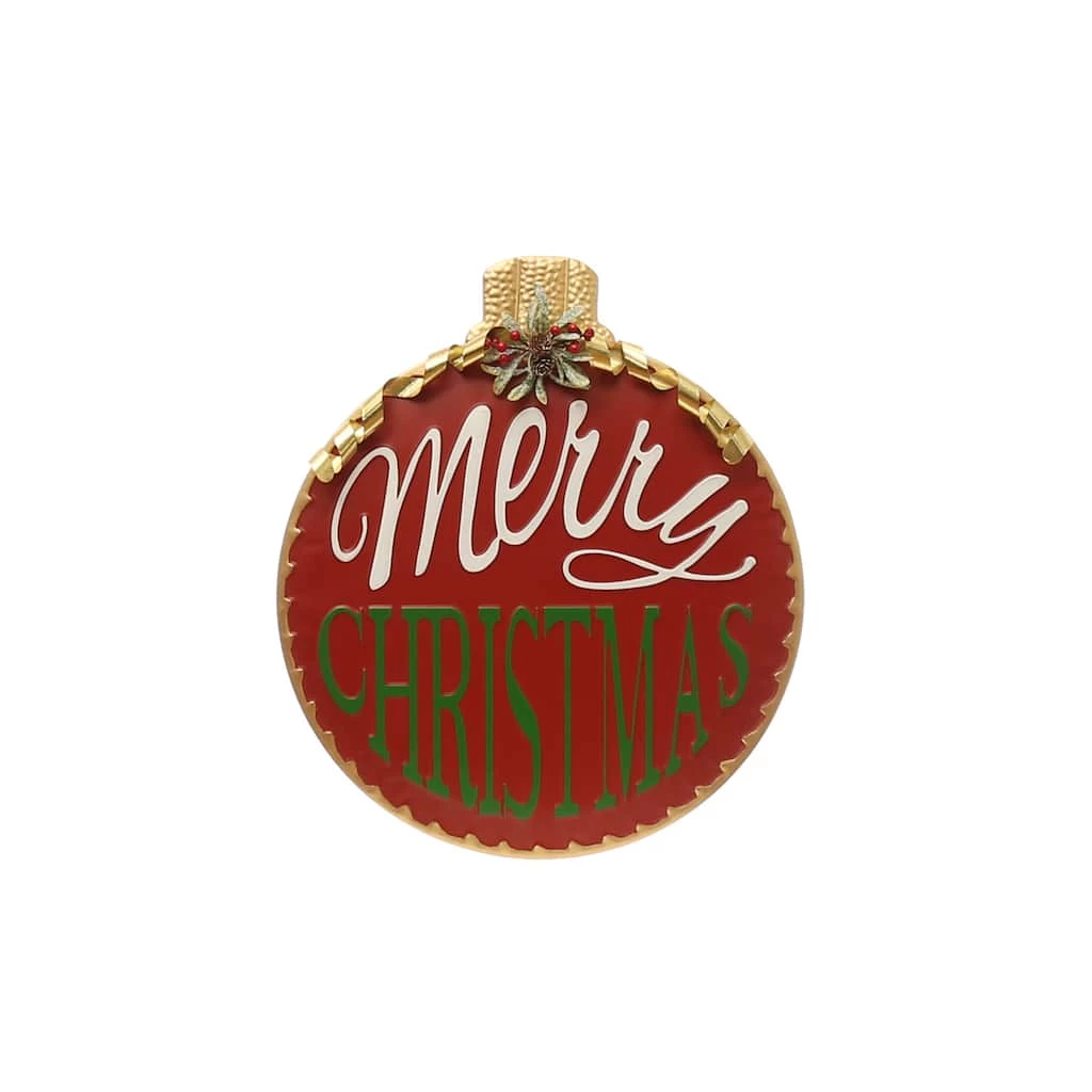 Brand new ⌛ 26" Merry 🎅 Christmas Ornament Wall Sign by Ashland® 😀 3 Brand new ⌛ 26" Merry 🎅 Christmas Ornament Wall Sign by Ashland® 😀