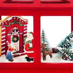 Flash Sale 😉 8'' Red House with 🎄 Christmas Tree Tabletop Décor by Ashland® 💯 -Ashland Sales 10698977 2
