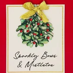 Brand new 🔥 12'' Sparkly Bow Mistletoe Wall Décor by Ashland® 🎁 -Ashland Sales 10698985 2