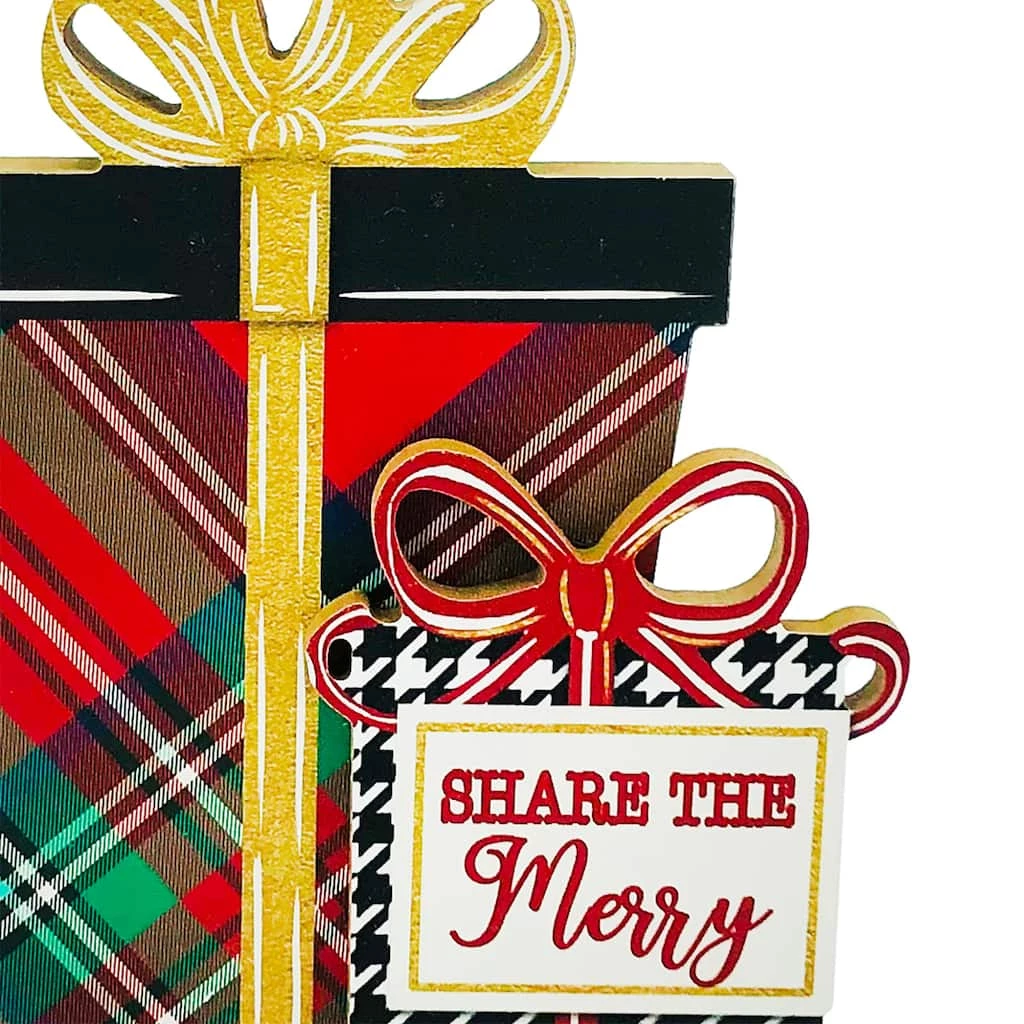 Deals 🔔 8'' Merry Gift Box Shaped Tabletop Décor by Ashland® 🔔 4 Deals 🔔 8'' Merry Gift Box Shaped Tabletop Décor by Ashland® 🔔 - Image 2