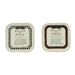 Best deal β Assorted 8'' Ceramic Recipe Plate Tabletop Décor by Ashland® β