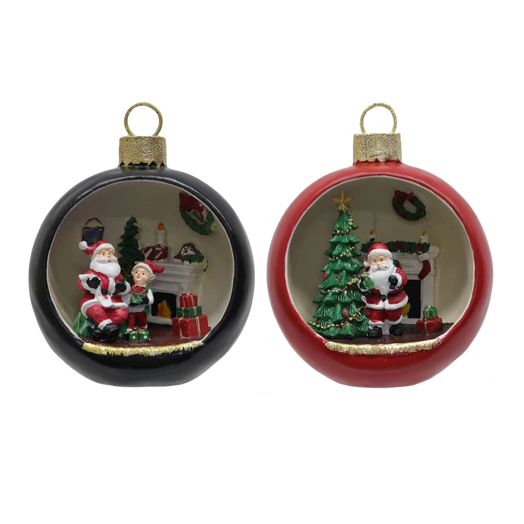 Deals 😀 Assorted 6" Santa Scene Ornament Tabletop Décor by Ashland® 🔔 3 Deals 😀 Assorted 6" Santa Scene Ornament Tabletop Décor by Ashland® 🔔