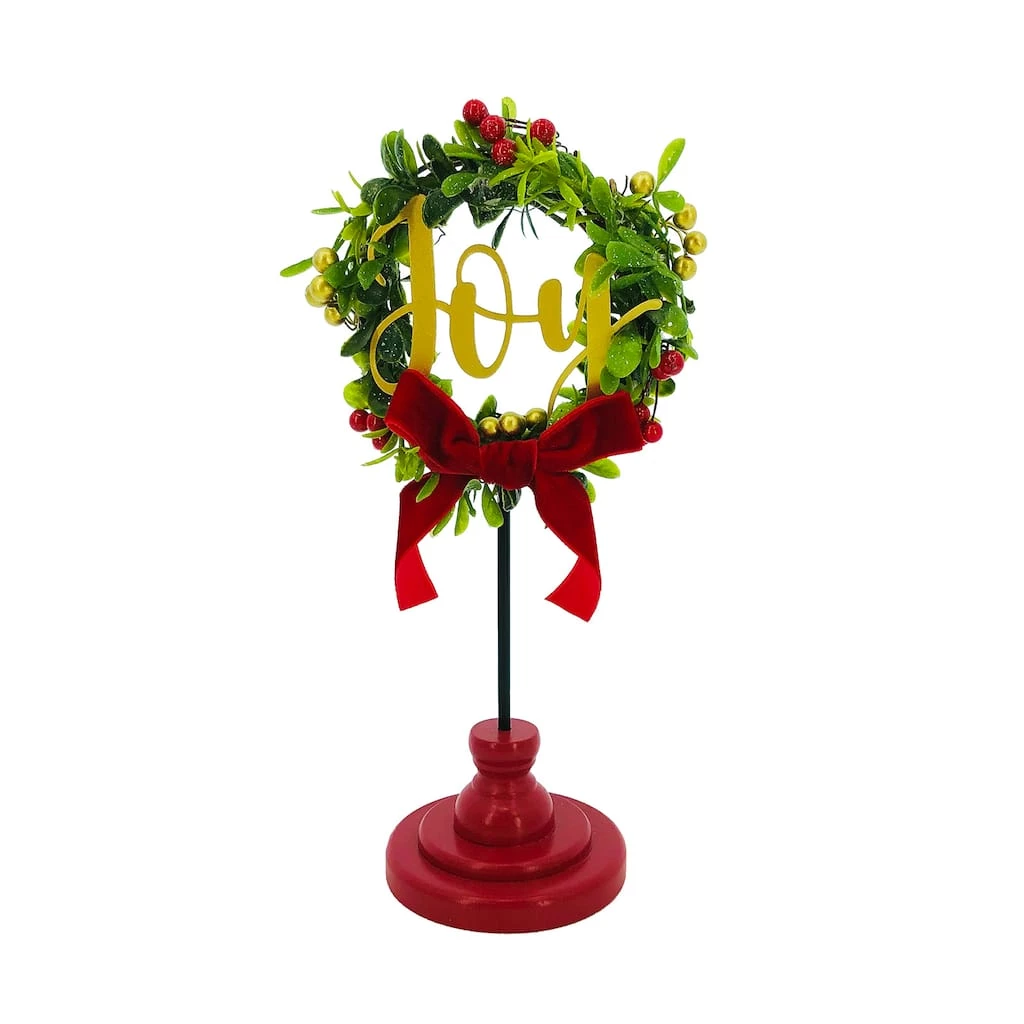 Budget 👏 Assorted 10.8'' Wreath on Stand Tabletop Décor by Ashland® 💯 4 Budget 👏 Assorted 10.8'' Wreath on Stand Tabletop Décor by Ashland® 💯 - Image 2