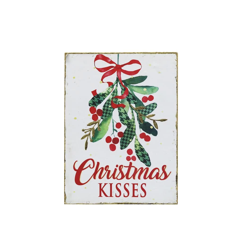 Budget 💯 Assorted 8" Mistletoe Tabletop Sign by Ashland® ⌛ 4 Budget 💯 Assorted 8" Mistletoe Tabletop Sign by Ashland® ⌛ - Image 2