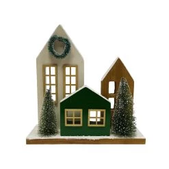 Flash Sale 🎁 Assorted 9.5" 🎄 Christmas Cottage House by Ashland® ⭐ -Ashland Sales 10699028 3