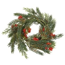 Buy 🤩 5ft. Pine Leaf Coil Garland with Berries by Ashland® ✨