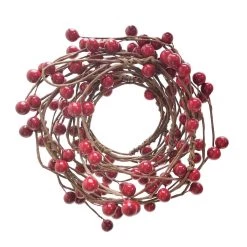 New ⌛ 5ft. Red Berry Coiled Garland by Ashland® 😀 -Ashland Sales 10699053 5