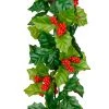 Outlet 👍 6ft. Red Glitter Holly Berry Chain Garland by Ashland® 😀 -Ashland Sales 10699061 1