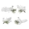 Best deal 😉 White Doves on Frosted Pine Branch Accents by Ashland®, 4ct. 💯