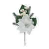 Cheap 🧨 White Poinsettia & Berry Pick by Ashland® 🎉 -Ashland Sales 10699095 1
