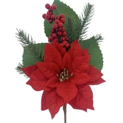 Discount 🔔 Red Poinsettia & Berry Pick by Ashland® 😀 -Ashland Sales 10699101 2
