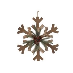 Discount 🌟 Snowflake with Pinecone Wall Décor by Ashland® 👏