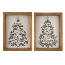 Cheapest 🥰 Assorted 8" 🔔 Christmas Tree Tabletop Sign by Ashland® 🎉