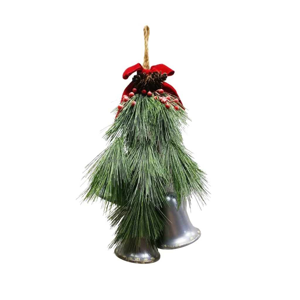 New 🎉 28" Silver Bells Wall Hanger by Ashland® ❤️ 4 New 🎉 28" Silver Bells Wall Hanger by Ashland® ❤️ - Image 2