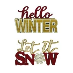 Deals 🤩 Assorted 8" Winter Tabletop Sign by Ashland® ✔️