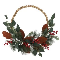 Best deal β 23" Pine, Berries & Eucalyptus Beaded Wreath by Ashland® π