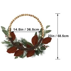 Best deal ⌛ 23" Pine, Berries & Eucalyptus Beaded Wreath by Ashland® 🛒 -Ashland Sales 10699350 3