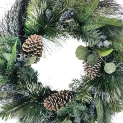 Hot Sale ✨ 24" Snow Pine With Blueberries Wreath by Ashland® 🥰 -Ashland Sales 10699355 2