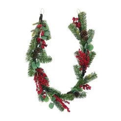 Flash Sale ⭐ 6ft. Eucalyptus & Red Berries Garland by Ashland® 👍 -Ashland Sales 10699356 3
