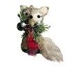 New 🔥 4'' Fox with Plaid Scarf ❄ Christmas Ornament by Ashland® 👏