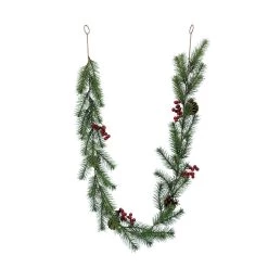 Deals 🎁 6ft. Pine & Red Berry Garland by Ashland® 👍 -Ashland Sales 10699403 3
