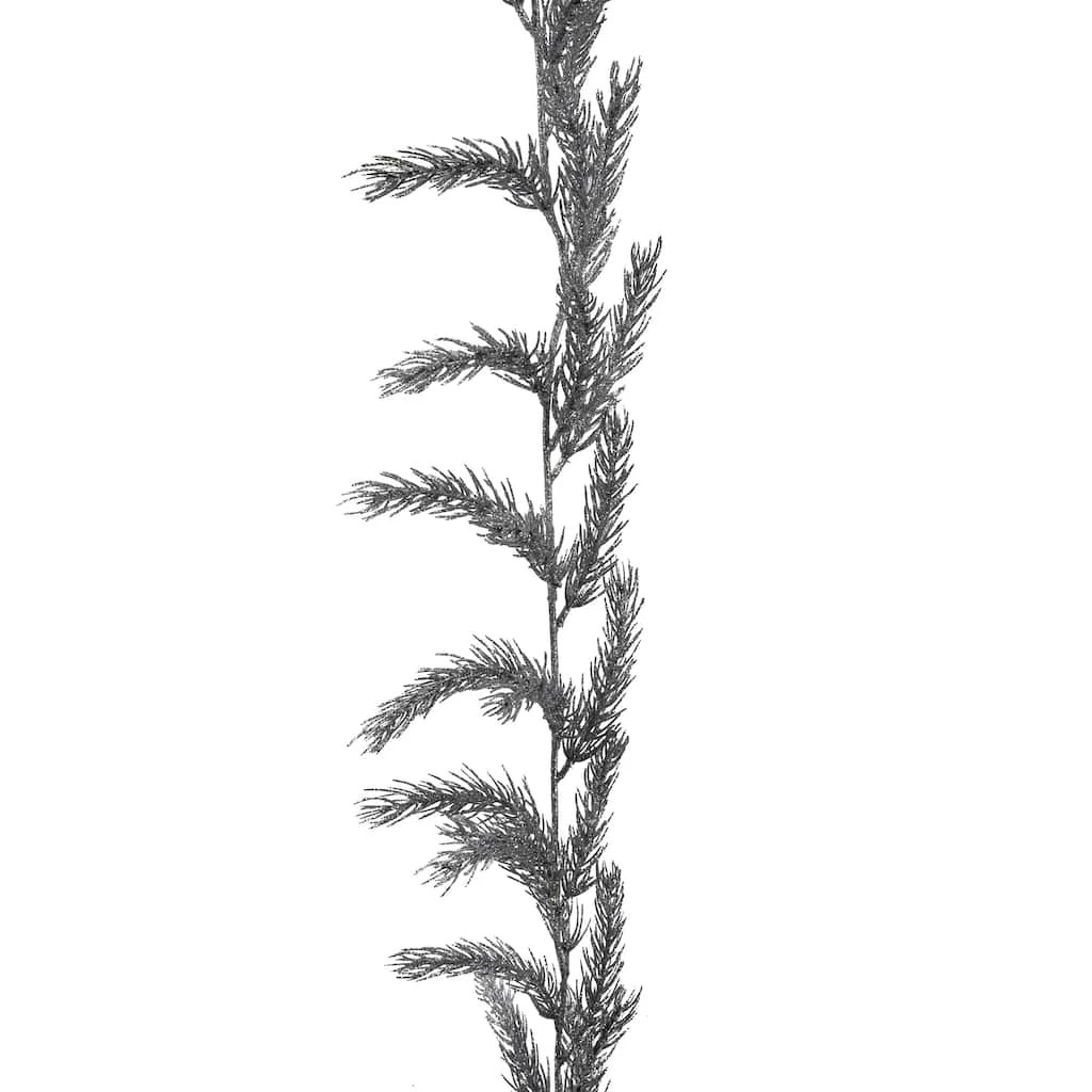 Best Pirce ✨ 6ft. Silver Glitter Pine Garland by Ashland® 😍 3 Best Pirce ✨ 6ft. Silver Glitter Pine Garland by Ashland® 😍