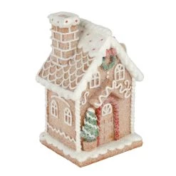 New 💯 6.5" Snowy Tabletop Gingerbread House by Ashland® 🧨 -Ashland Sales 10699511 2