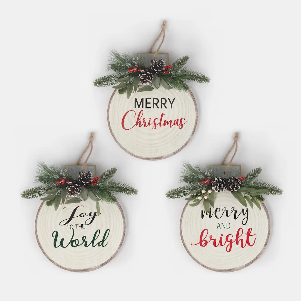 Promo ✨ Assorted 12.5" 🎄 Christmas Wall Ornament by Ashland® 👍 3 Promo ✨ Assorted 12.5" 🎄 Christmas Wall Ornament by Ashland® 👍