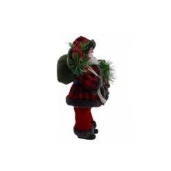 Cheapest 🛒 10.5" Buffalo Check Santa Figure by Ashland® 😉 -Ashland Sales 10699558 2