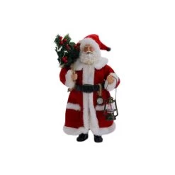 Coupon ✨ 11" Traditional Santa with Lamp Figure by Ashland® 🧨