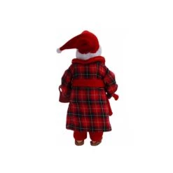 Cheap ⌛ 10.5" Plaid Robe Santa Figure by Ashland® ⌛ -Ashland Sales 10699570 3