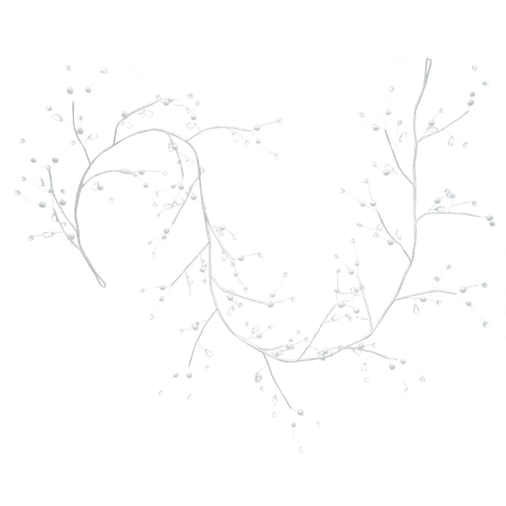 Hot Sale 😀 5ft. White Clear Bead Coiled Garland by Ashland® 🛒 5 Hot Sale 😀 5ft. White Clear Bead Coiled Garland by Ashland® 🛒 - Image 3