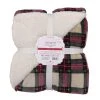 Promo ✔️ Ivory Plaid Berber Throw Blanket by Ashland® 🧨 -Ashland Sales 10699724 1