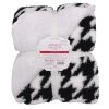 Buy 🧨 Black & White Houndstooth Berber Throw Blanket by Ashland® 😉 -Ashland Sales 10699728 1