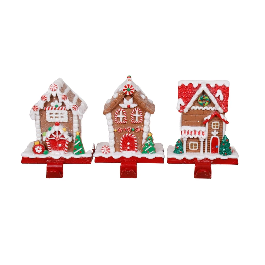 Brand new 🛒 Assorted Gingerbread House Stocking Holder by Ashland® 🥰 3 Brand new 🛒 Assorted Gingerbread House Stocking Holder by Ashland® 🥰